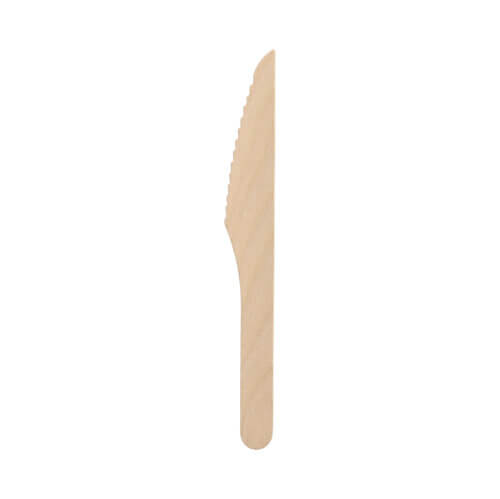 10 x 100 Messer Holz, gewachst 16,5 cm