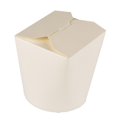 Pastaboxen, Pappe "pure" 950 ml 11 cm x 10,5 cm x 9,3 cm weiss