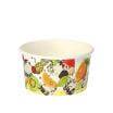 Eisbecher, Pappe rund 250 ml Ø 9,6 cm · 5,2 cm "Früchte"