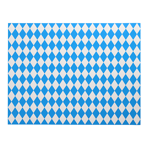 10 x 100 Tischsets, Papier 30 cm x 40 cm "Bayrisch Blau"