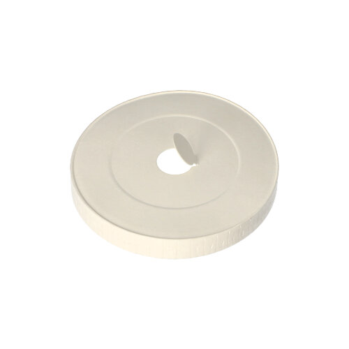 10 x 50 Deckel für Trinkbecher, Pappe rund Ø 8 cm weiss