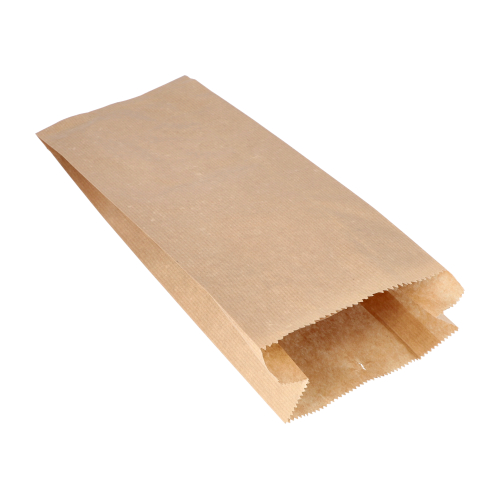 1 x 1000 Papierfaltenbeutel gefädelt Kraftpapier 35 cm x 15 cm x 7 cm braun Füllinhalt 2,5 kg