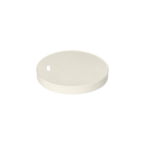 10 x 50 Deckel für Trinkbecher, Pappe rund Ø 8 cm weiss