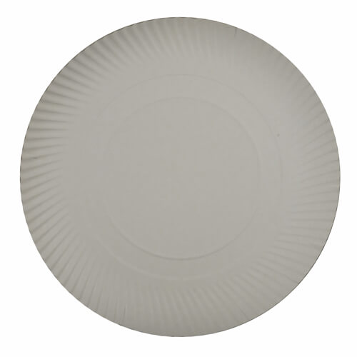 Teller, Pappe [rc] rund Ø 32 cm · 2 cm weiss