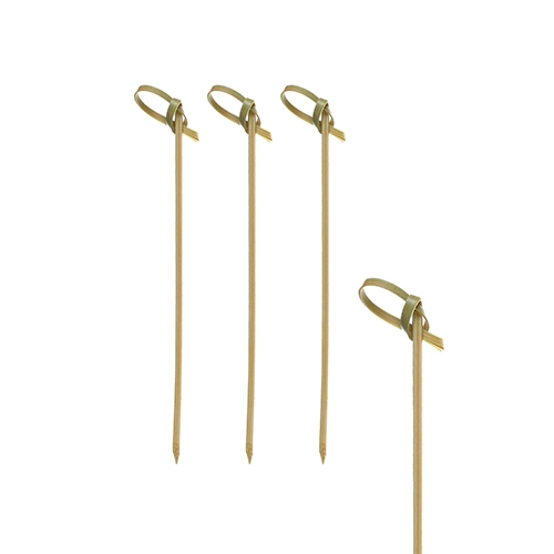 6 x 250 Fingerfood - Picker "pure" 10 cm "Knoten"