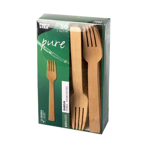 Gabeln, aus Bambus "pure" 16,5 cm