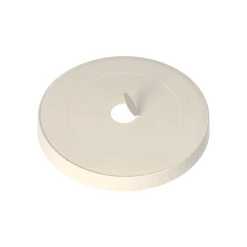 Deckel für Trinkbecher, Pappe "pure" rund Ø 9 cm weiss