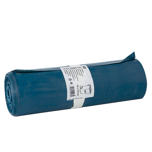 5 x 40 Müllsäcke, LDPE 120 l 110 cm x 70 cm blau