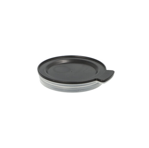 8 x 24 "Circulware" Mehrweg-Deckel für Trinkbecher PP rund Ø 8 cm · 1,5 cm schwarz