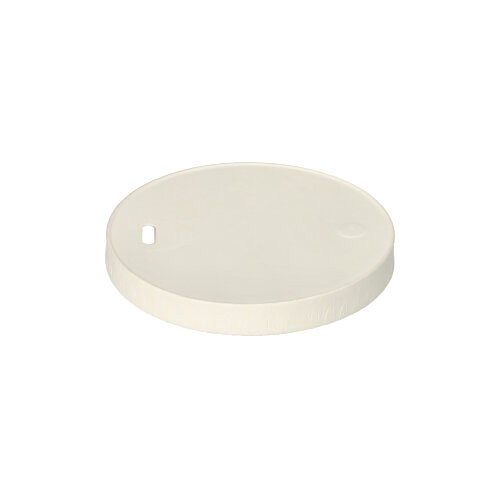 10 x 50 Deckel für Trinkbecher, Pappe rund Ø 9 cm weiss