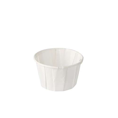 20 x 250 Dressingbecher, Papier "pure" rund 50 ml Ø 5,8 cm · 3,5 cm weiss