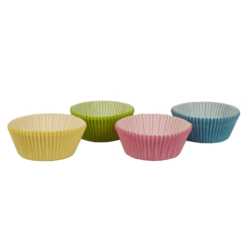 24 x 60 Backförmchen Ø 5 cm · 2,5 cm farbig sortiert