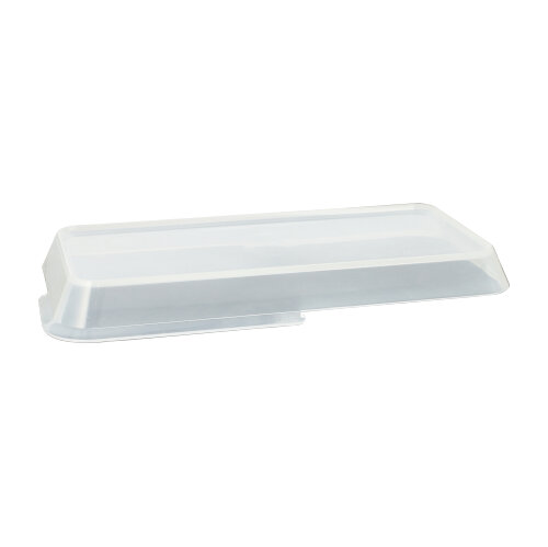 4 x 24 "Circulware" Deckel für Schalen Mix & Match eckig 2,5 cm x 11,7 cm x 23,4 cm transparent