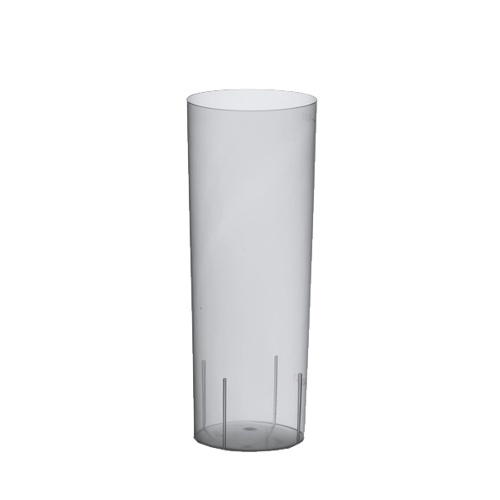 50 x 10 Mehrweg-Gläser für Longdrinks PP 0,3 l Ø 5,85 cm · 15,2 cm transluzent unzerbrechlich