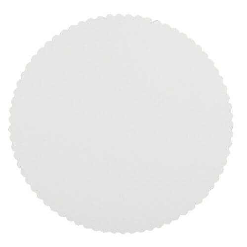 Tortenunterlagen, Pappe [rc] rund Ø 32 cm weiss