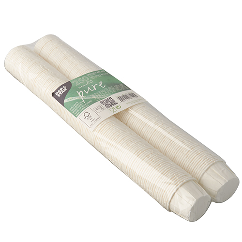 Dressingbecher, Papier "pure" rund 35 ml Ø 4 cm · 3,1 cm weiss