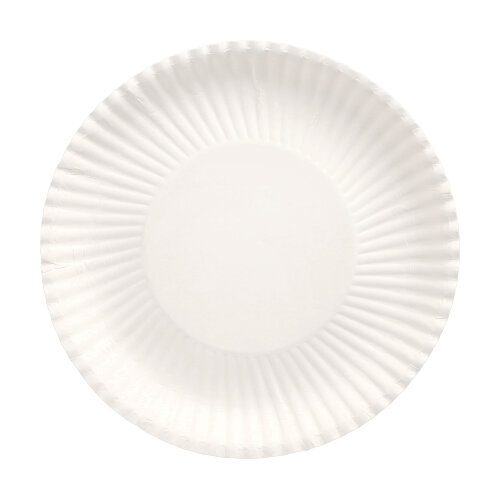 4 x 100 Teller tief, Pappe "pure" rund Ø 22 cm · 3 cm