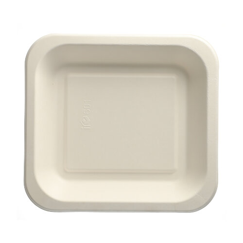 Siegelschalen, Zuckerrohr 4,2 cm x 24,5 cm x 26,5 cm weiss