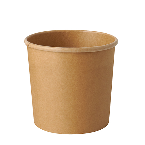 20 x 25 Suppenbecher, Pappe rund 760 ml Ø 11,5 cm · 11 cm braun