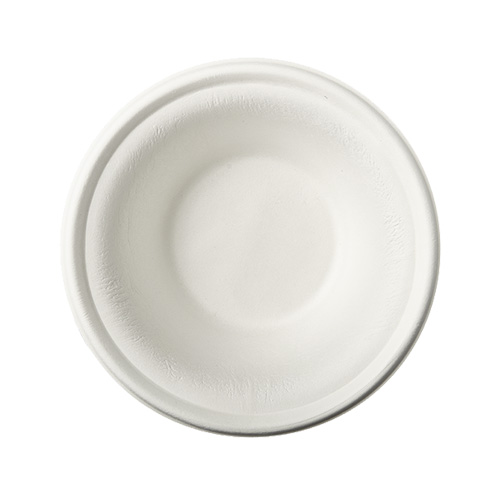 1 x 100 Schalen, Zuckerrohr "pure" 380 ml Ø 15,5 cm · 4,6 cm weiss