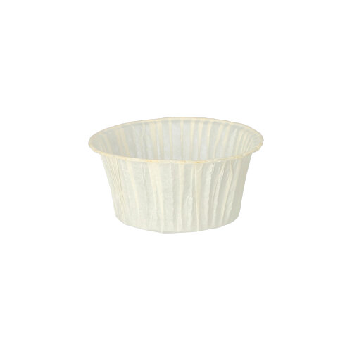 10 x 20 Muffins-Backförmchen Ø 5 cm · 3,5 cm weiss