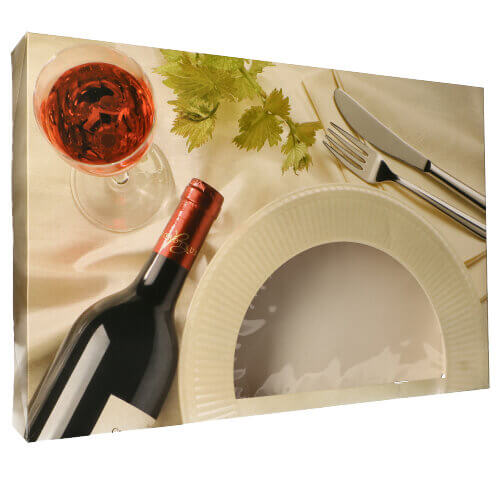 Transport- und Catering-Kartons 8 cm x 55 cm x 37,5 cm "Burgund" mit Sichtfenster, zweiteilig