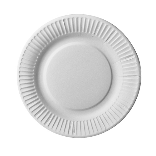 25 x 12 Teller, Pappe "pure" rund Ø 19 cm weiss