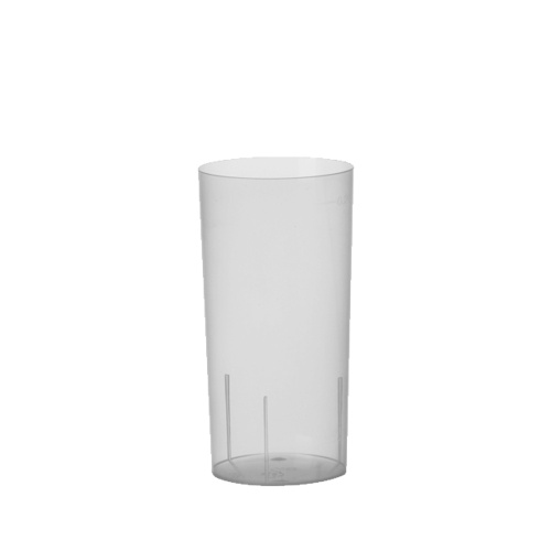 50 x 10 Mehrweg-Gläser für Longdrinks PP 0,2 l Ø 5,5 cm · 10,9 cm transluzent unzerbrechlich