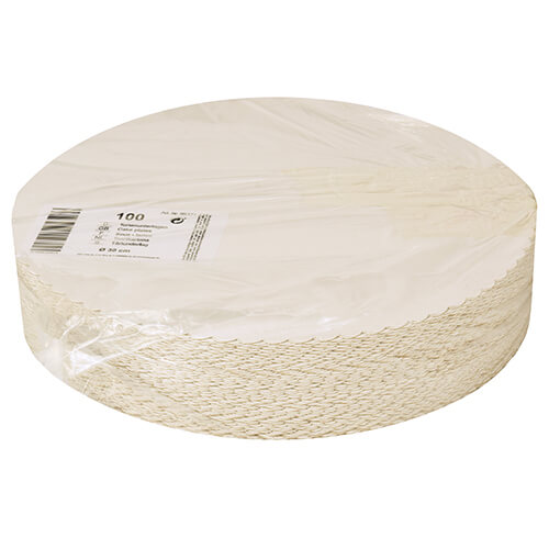Tortenunterlagen, Pappe [rc] rund Ø 30 cm weiss