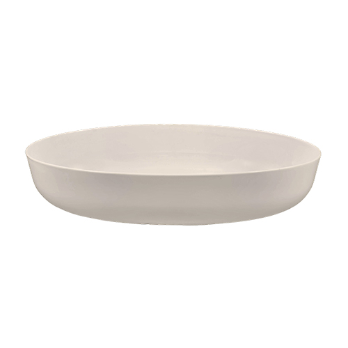 4 x 10 Mehrweg-Schalen oval 2400 ml 6,5 cm x 19,5 cm x 30,5 cm weiss "Cella"