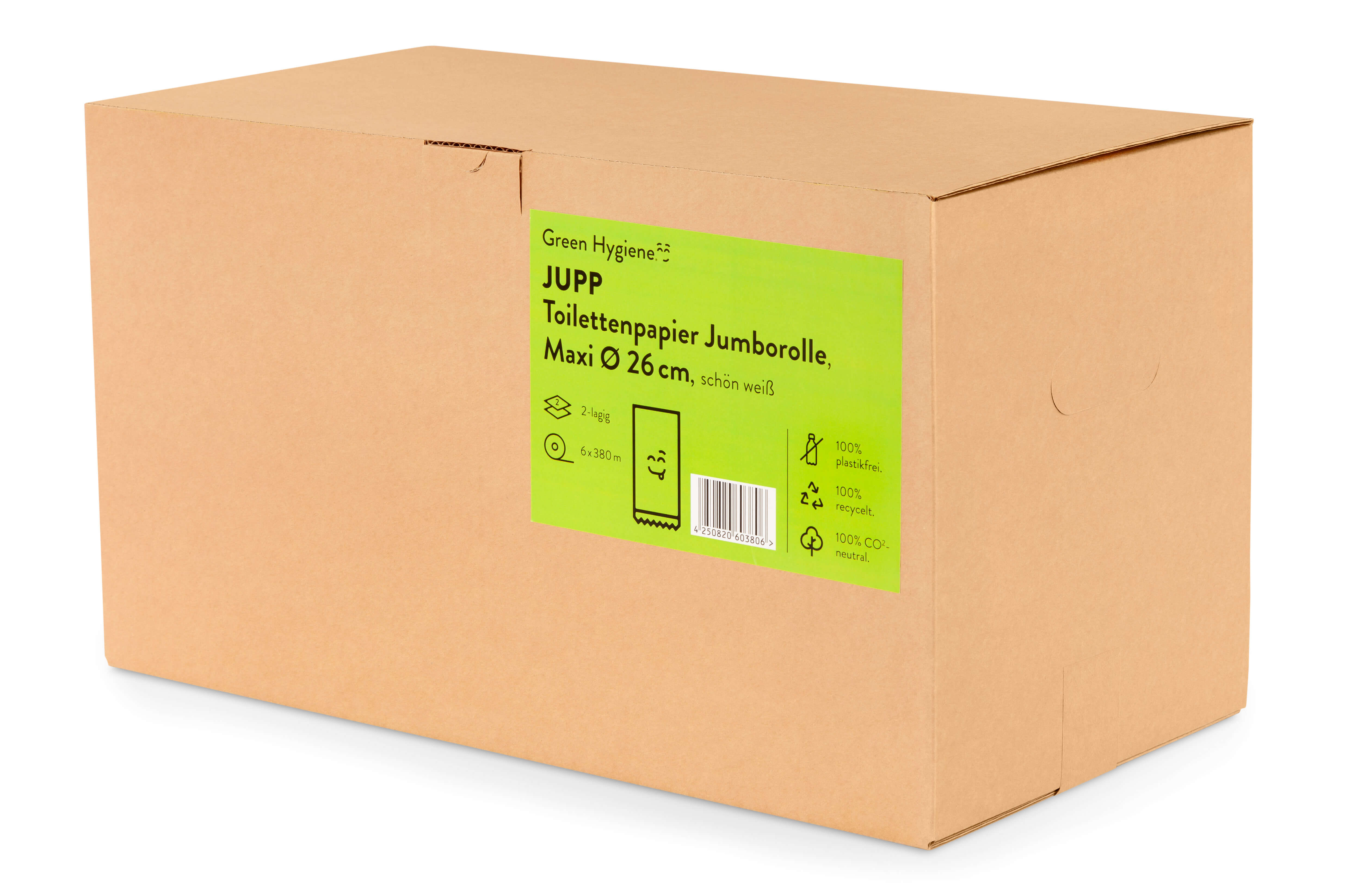 Green Hygiene JUPP, nachhaltiges Jumbo Toilettenpapier
