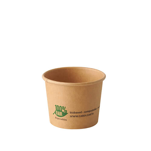 20 x 50 Portionsbecher, Pappe 60 ml Ø 6 cm · 4,9 cm braun