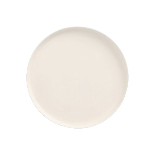 18 x 10 Teller Zuckerrohr "pure" rund Ø 12 cm · 1 cm weiss "Cella"