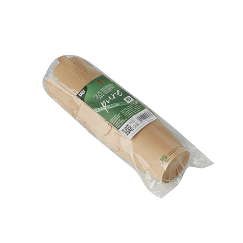 Snackboxen, Pappe "pure" eckig 230 ml 7,5 cm x 6,5 cm x 5,8 cm braun "100% Fair"