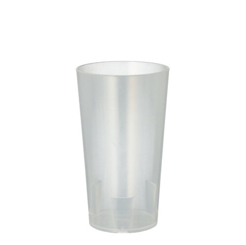 20 x 10 Mehrweg-Trinkbecher 0,2 l Ø 6,5 cm · 11,4 cm transluzent unzerbrechlich