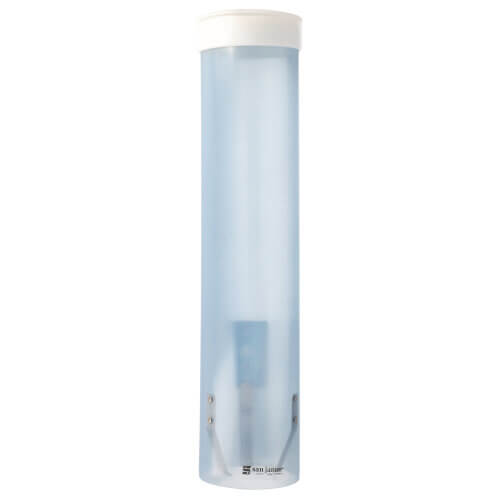 1 x Becherspender, PS Ø 8,5 cm · 42 cm transparent