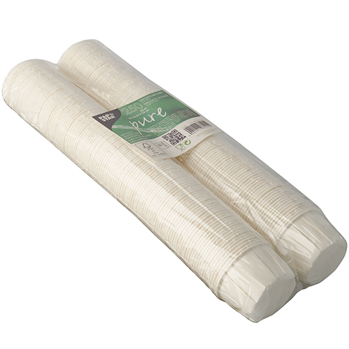 Dressingbecher, Papier "pure" rund 60 ml Ø 5,4 cm · 3,6 cm weiss