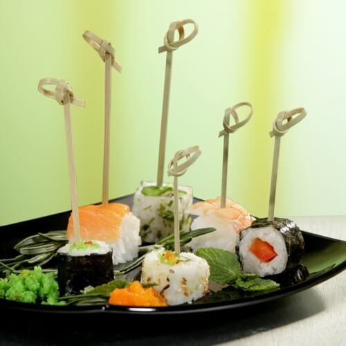 Fingerfood - Spieße 6 cm "Knoten"