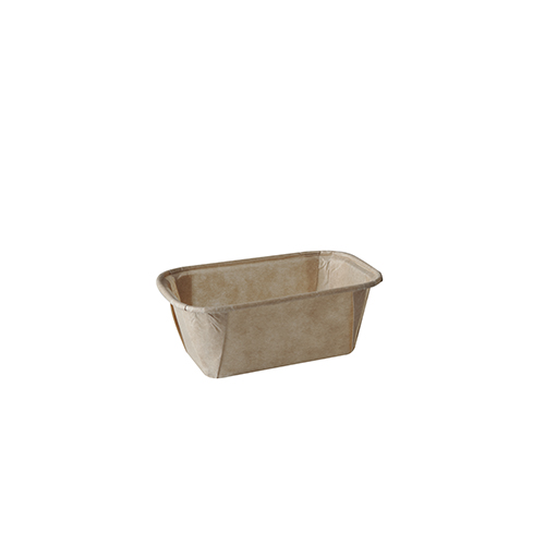 Backformen "pure" eckig 167 ml 4 cm x 6,5 cm x 11 cm braun