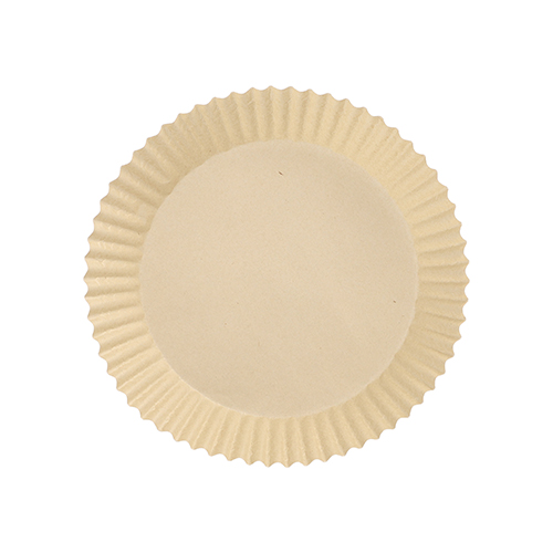 10 x 100 Backpapiere Ø 16 cm · 4,5 cm braun für Heißluftfritteusen