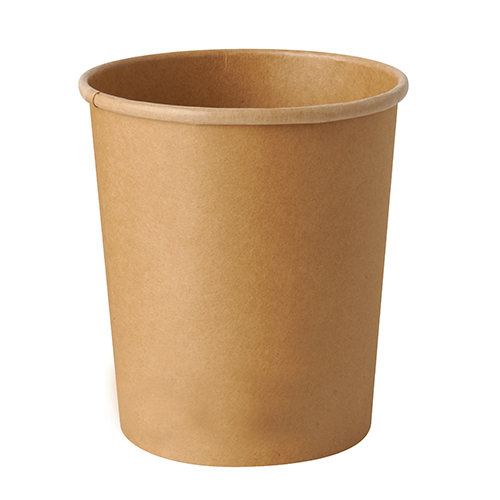 20 x 25 Suppenbecher, Pappe rund 940 ml Ø 11,5 cm · 13 cm braun