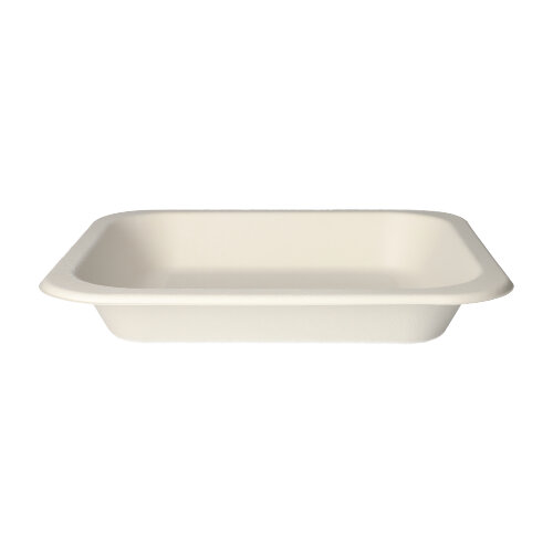Siegelschalen, Zuckerrohr 4,2 cm x 24,5 cm x 26,5 cm weiss