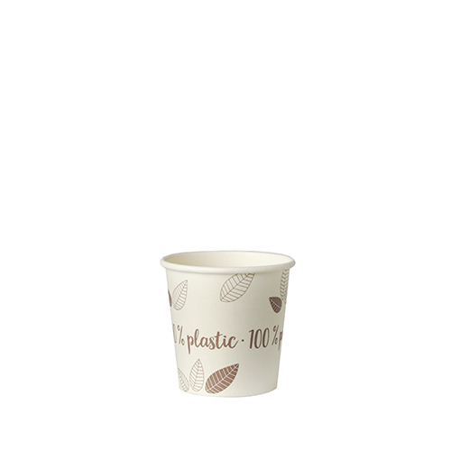 Trinkbecher, Pappe "pure" 0,1 l Ø 6 cm · 6 cm "ZERO"