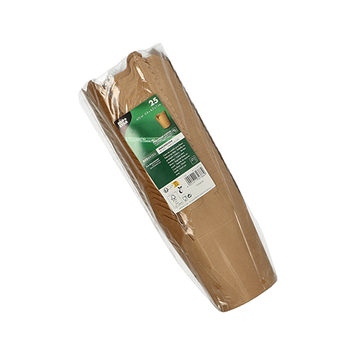 Snackboxen, Pappe "pure" eckig 470 ml 9,8 cm x 8,2 cm x 7 cm braun "100% Fair"