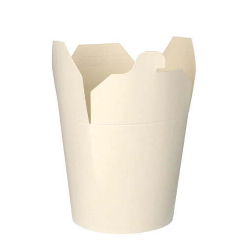 10 x 50 Pastaboxen, Pappe 750 ml 10 cm x 10 cm x 8,5 cm weiss