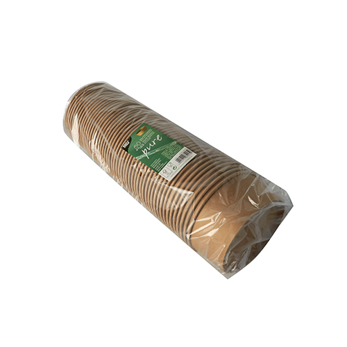 Salatschalen, Pappe rund 750 ml Ø 15 cm · 6 cm braun