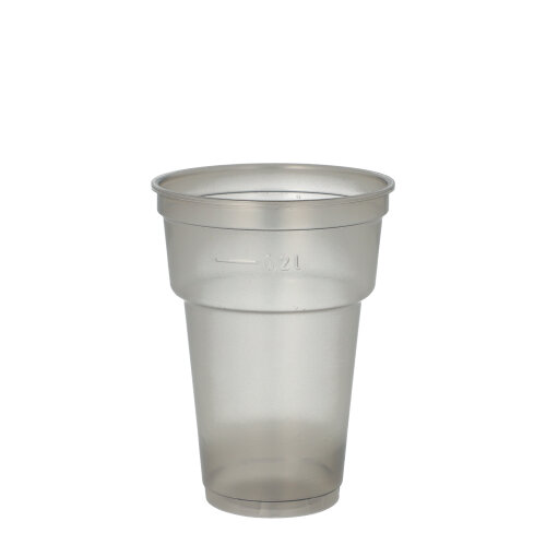 23 x 50 Mehrweg-Trinkbecher PP 0,2 l Ø 7,8 cm · 10,4 cm grau