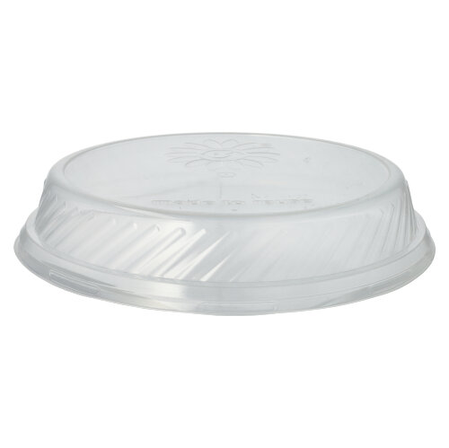 15 x 12 Mehrweg-Deckel für Menü-Teller PP rund Ø 22,7 cm · 4,1 cm transparent